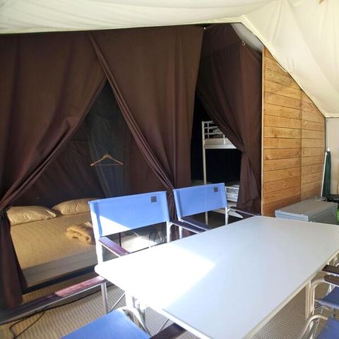 TENT 5 people - Ciela Nature Lodge - 2 bedrooms - Kitchen - Bathroom