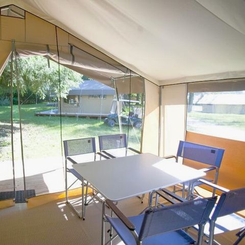 TENT 5 people - Ciela Nature Lodge - 2 bedrooms - Kitchen - Bathroom