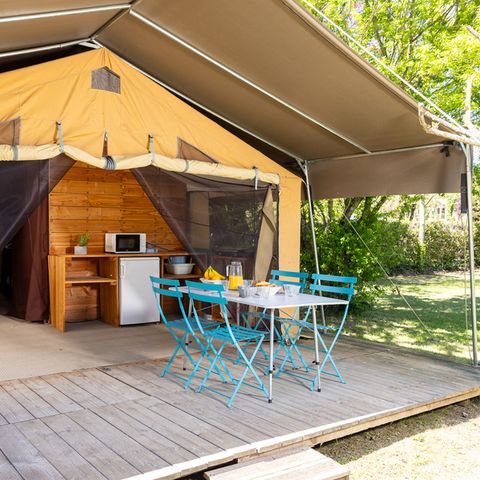 TENT 5 people - Ciela Nature Lodge - 2 bedrooms - Kitchen - Bathroom