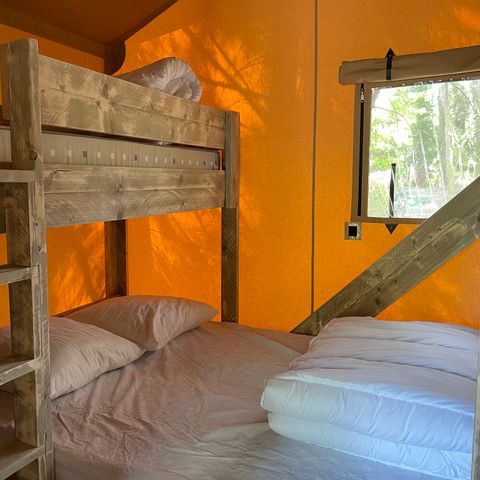 Canvas and wooden tent 5 persons - Lodge Safari