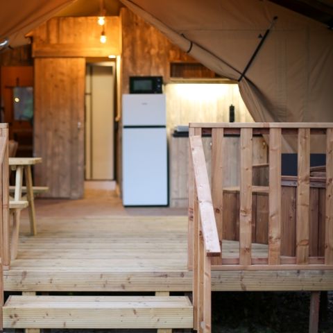 CANVAS AND WOOD TENT 4 people - Lodge Safari 27 m²