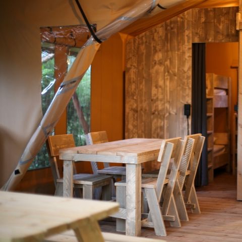 CANVAS AND WOOD TENT 4 people - Lodge Safari 27 m²