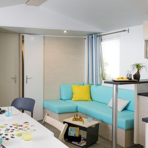 MOBILE HOME 6 people - Home-Flower Premium 30m² (3 bedrooms) + 16m² covered terrace