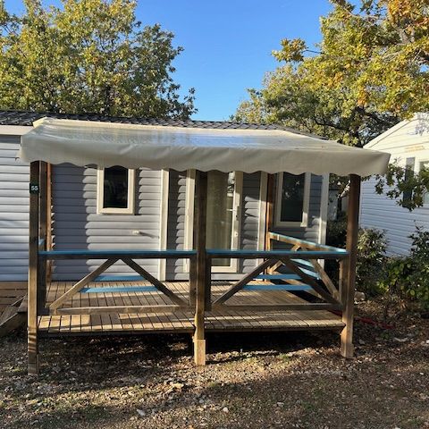 MOBILE HOME 4 people - Comfort mobile home 24m² (2 bedrooms) + covered terrace