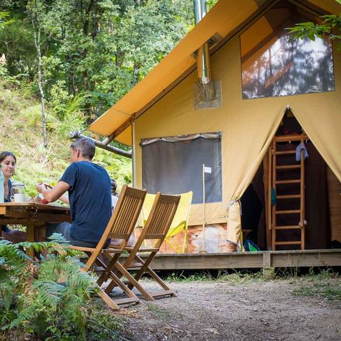 CANVAS AND WOOD TENT 5 people - Cabane