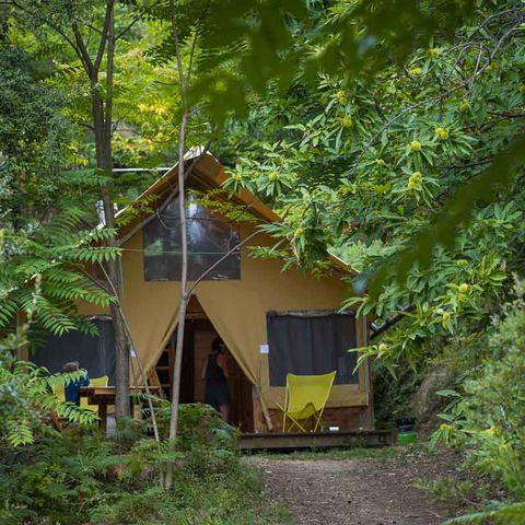 CANVAS AND WOOD TENT 5 people - Cabane