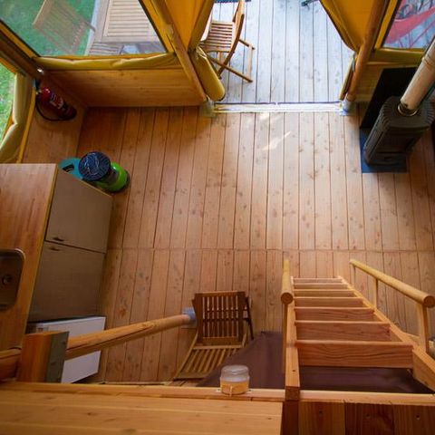 CANVAS AND WOOD TENT 5 people - Cabane