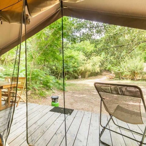 CANVAS AND WOOD TENT 5 people - Safari