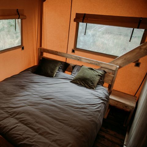 CANVAS AND WOOD TENT 5 people - Lodge Prestige Plus Tent 2 Bedrooms - 5 Pers