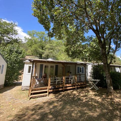 MOBILE HOME 5 people - Résidence LOUISIANE Confort 2 bedrooms with covered terrace + TV