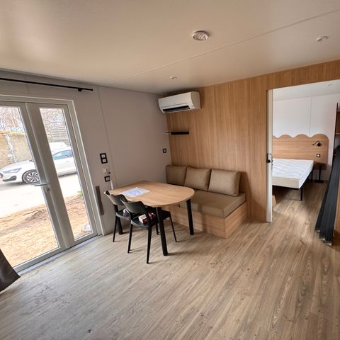 MOBILE HOME 4 people - NEW // Residence LOUISIANE PMR Comfort 2 bedrooms + semi-covered terrace + TV