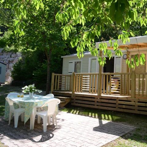 MOBILE HOME 6 people - Résidence LOUISIANE Comfort 3 bedrooms + Semi-covered terrace + TV