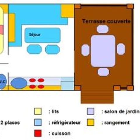 Mobile home 2 persons - Olivier