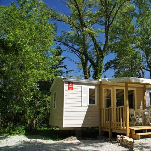 MOBILE HOME 6 people - Comfort mobile-home 33m² 3 bedrooms - semi-covered terrace - air-conditioning 6 pers