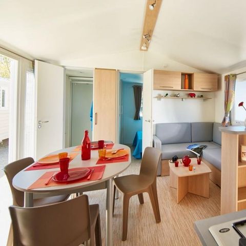 MOBILE HOME 6 people - Comfort mobile-home 33m² 3 bedrooms - semi-covered terrace - air-conditioning 6 pers