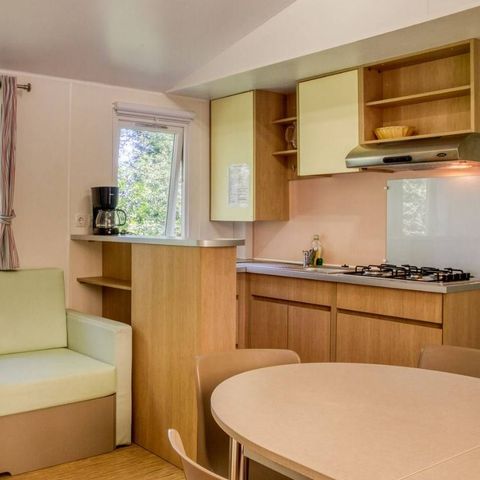 MOBILE HOME 6 people - Comfort mobile-home 33m² 3 bedrooms - semi-covered terrace - air-conditioning 6 pers