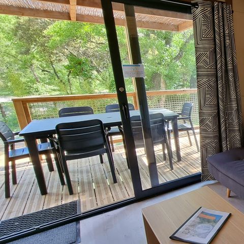 CHALET 6 people - Comfort 35m² 3 bedrooms semi-covered terrace + air conditioning