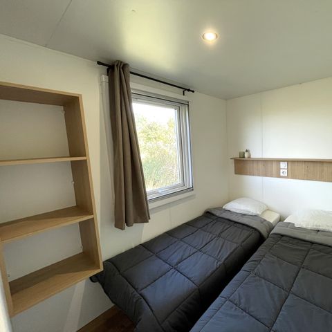 MOBILE HOME 4 people - Premium 29 m² 2 bedrooms semi-covered terrace + air conditioning + LV L