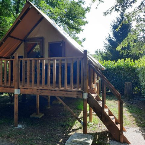 CANVAS AND WOOD TENT 5 people - Amazone Lodge, no sanitary facilities