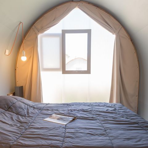 CANVAS AND WOOD TENT 4 people - Coco Sweet 16m² - without sanitary facilities