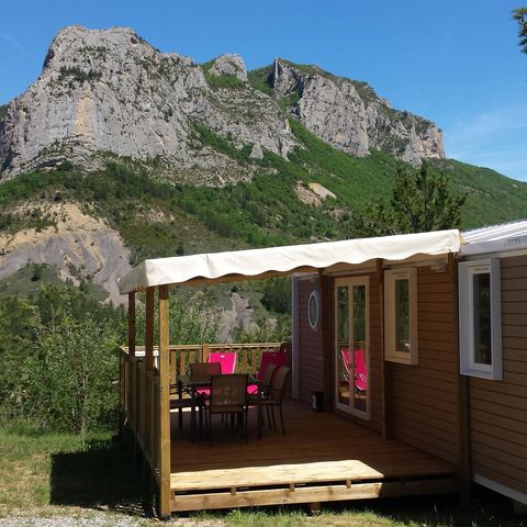 MOBILE HOME 6 people - Espace Premium 32m² - Air conditioning - TV with mountain view