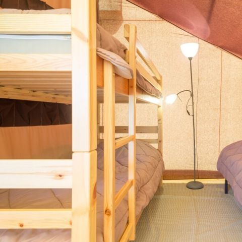 CANVAS AND WOOD TENT 5 people - Ciela Nature tent - 2 bedrooms (without sanitary facilities)