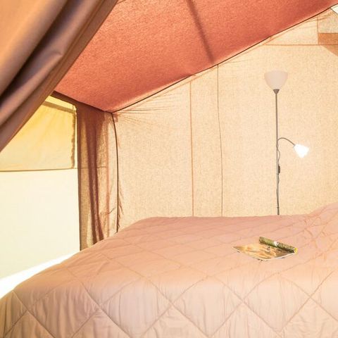 CANVAS AND WOOD TENT 5 people - Ciela Nature tent - 2 bedrooms (without sanitary facilities)