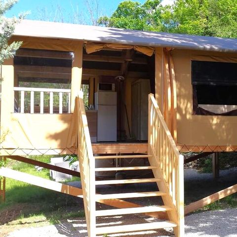 TENT 5 people - Ciela Nature Lodge SPA tent - 3 bedrooms - Fitted kitchen - Bathroom