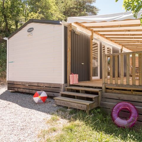 Mobile home 6 persons - Mobile home Prestige SPA - 3 bedrooms including 1 master suite - sheets, towels and plancha