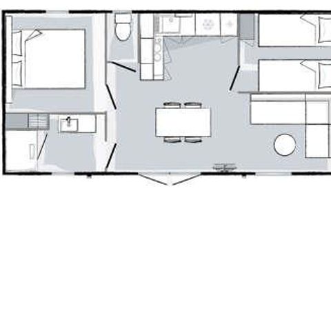 MOBILE HOME 4 people - Premium Air-conditioned TV 30m² 2CH