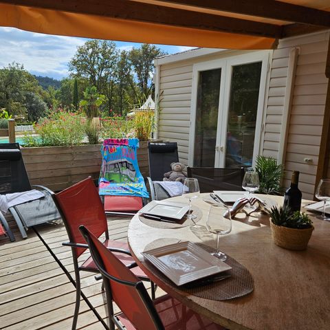 MOBILE HOME 8 people - Cottage LE TWIN PRESTIGE - air-conditioned - 4 bedrooms - 2 bathrooms - D