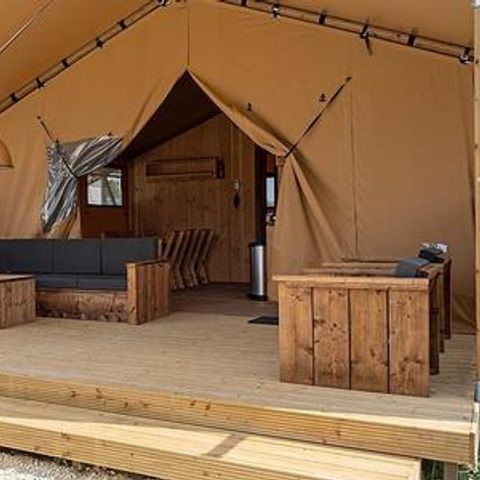 CANVAS AND WOOD TENT 5 people - SunLodge Taiga