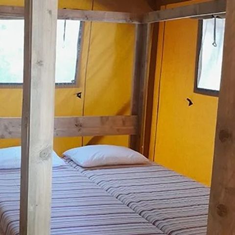 CANVAS AND WOOD TENT 4 people - Safari Tent | 2 Bedrooms | 4 Pers | 1 Bathroom | Air conditioning