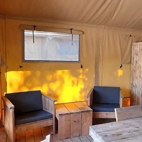 CANVAS AND WOOD TENT 4 people - Safari Tent | 2 Bedrooms | 4 Pers | 1 Bathroom | Air conditioning