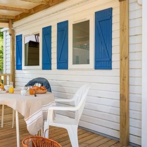 Mobile home 6 persons - Mobil-home | Classic XL | 3 Bedrooms | 6 Pers. | Raised terrace | Air-con.
