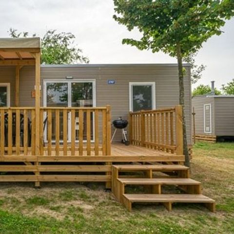 MOBILE HOME 6 people - Mobile-home | Comfort | 3 Bedrooms | 6 Pers. | Raised terrace | Air conditioning