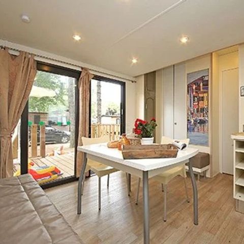 Mobile home 6 persons - Mobile-home | Comfort | 3 Bedrooms | 6 Pers. | Raised terrace | Air conditioning