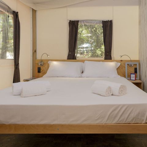CANVAS AND WOOD TENT 5 people - Hu glamp Smart