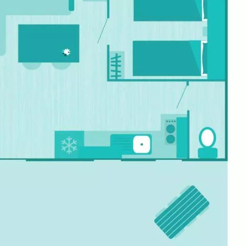 MOBILE HOME 4 people - Cottage 3 Rooms 4 People Air-conditioned + TV ***