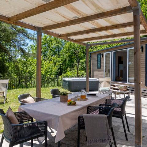 MOBILE HOME 8 people - 2 modules - 8p 4ch 2sdb Premium clim spa