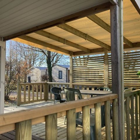 MOBILE HOME 4 people - O'Hara CONFORT- 2 bedrooms - 24.5 m2 (+ 18 m2 semi-covered terrace) sleeps 4