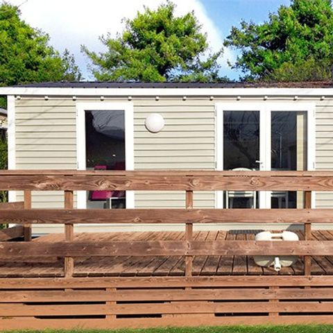 Mobile home 6 persons - Mobile-home | Comfort XL | 3 Bedrooms | 6 Pers. | Uncovered raised terrace | TV