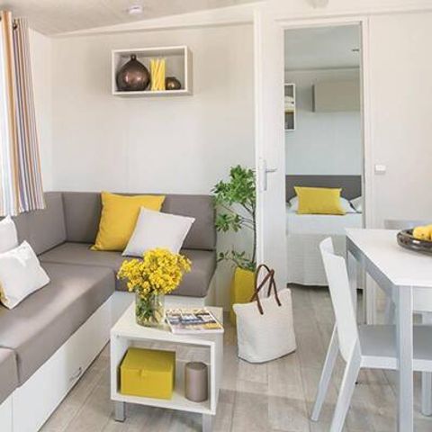 Mobile home 6 persons - Premium Exclusive | 3 Bedrooms | 6 Pers | Single terrace | Jacuzzi | 2 bathrooms | Air conditioning | TV