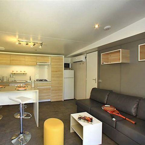 Mobile home 4 persons - Ultimate | 2 Bedrooms | 4 Pers | Single terrace | 2 bathrooms | Air conditioning | TV