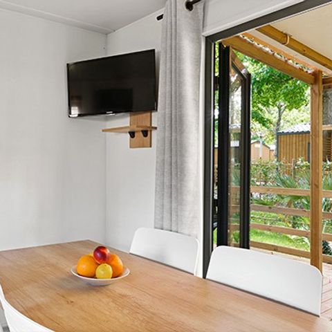 Mobile home 4 persons - Ultimate | 2 Bedrooms | 4 Pers. | Raised terrace | Air conditioning | TV