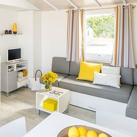Mobile home 6 persons - Ultimate | 3 Bedrooms | 6 Pers | Terrace Lounge | 2 bathrooms | Air conditioning | TV