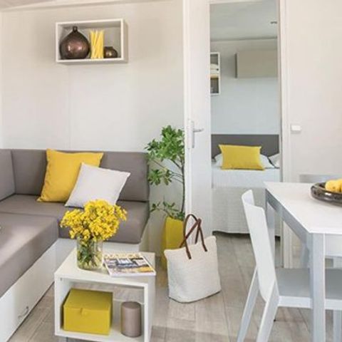 Mobile home 6 persons - Ultimate | 3 Bedrooms | 6 Pers | Terrace Lounge | 2 bathrooms | Air conditioning | TV