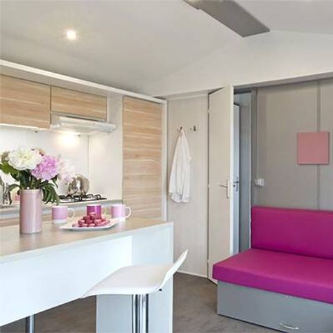 Mobile home 4 persons - Mobil-home | Ultimate | 2 Bedrooms | 4 Pers | Terrace Lounge | Jacuzzi | 2 bathrooms | Air conditioning | TV