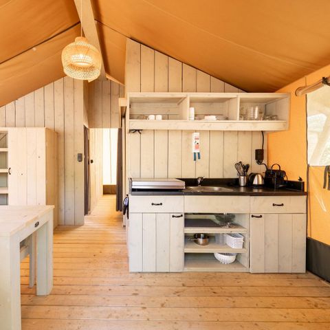 CANVAS AND WOOD TENT 6 people - Nomad