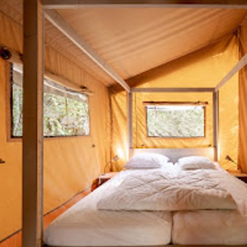 CANVAS AND WOOD TENT 6 people - Wood